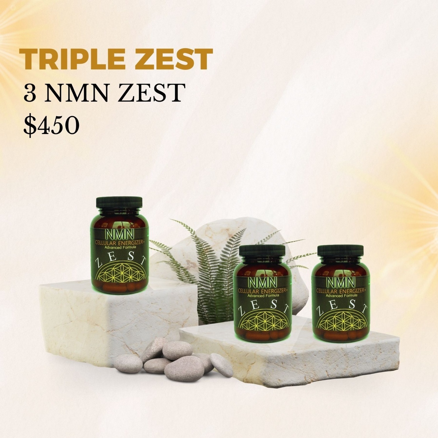 3 Bottles NMN Zest $450